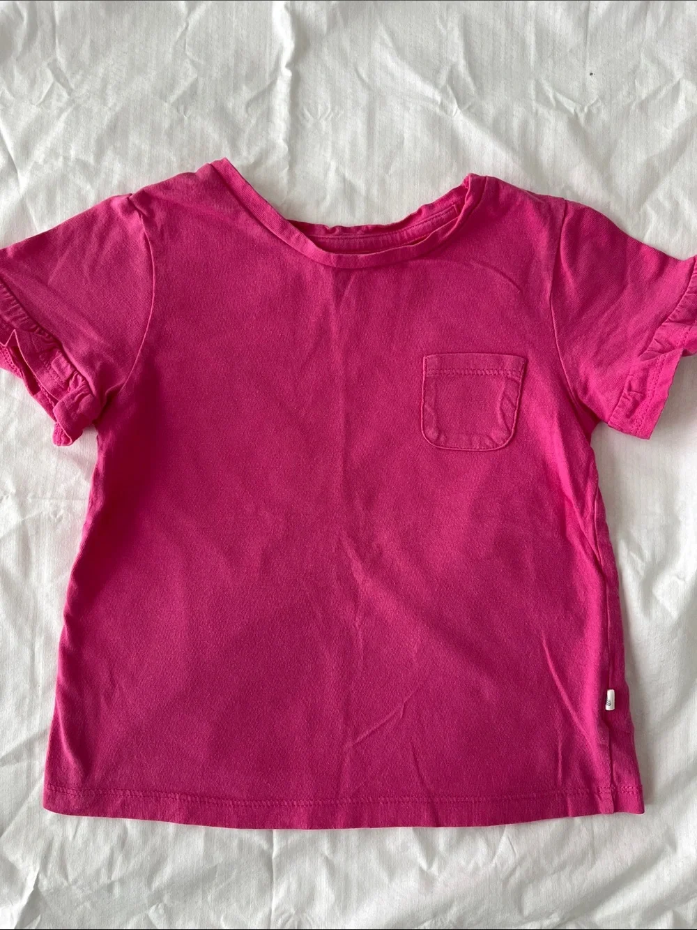 Gap Girls' Pink Pocket Tee Shirt